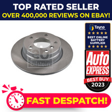 2x Brake Discs Pair Solid fits