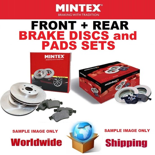 Mintex front rear discs - +,